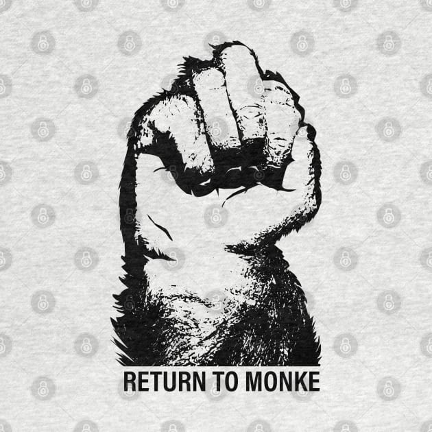 Reject Humanity, Return to Monke by LukeRosenbergCreative